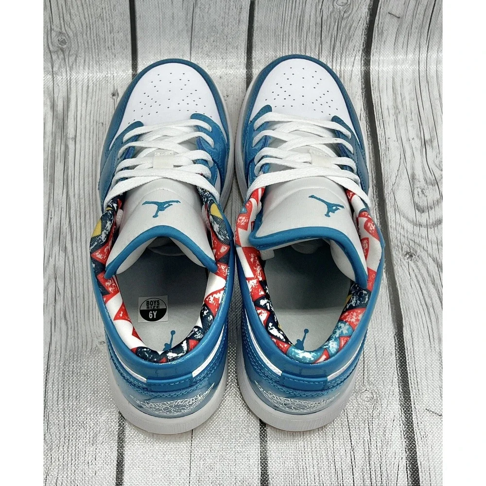 Size‎ 6y - Nike Air Jordan 1 Low SE GS Barcelona DM0589 400